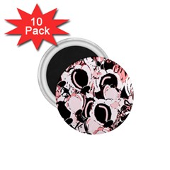 Pink Abstract Garden 1 75  Magnets (10 Pack)  by Valentinaart