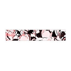 Pink Abstract Garden Flano Scarf (mini) by Valentinaart