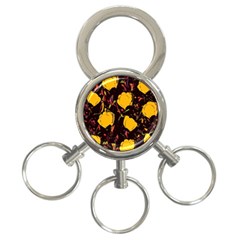 Yellow Roses  3-ring Key Chains by Valentinaart