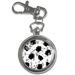 Black Roses Key Chain Watches by Valentinaart