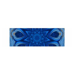 Blue Blossom Mandala Satin Scarf (oblong) by designworld65