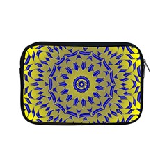 Yellow Blue Gold Mandala Apple Ipad Mini Zipper Cases by designworld65