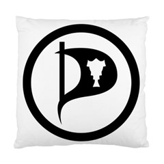 Pirate Party Of Iceland Logo Standard Cushion Case (one Side) by abbeyz71