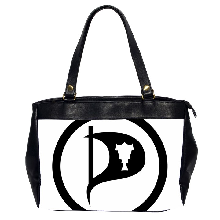 Pirate Party of Iceland Logo Office Handbags (2 Sides) 