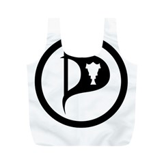 Pirate Party Of Iceland Logo Full Print Recycle Bags (m) 