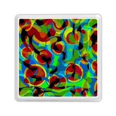 Colorful Smoothie  Memory Card Reader (square)  by Valentinaart