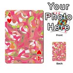 Pink smoothie  Playing Cards 54 Designs  Front - Heart4