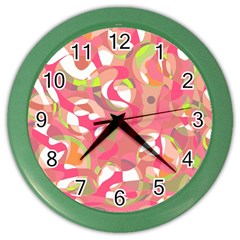 Pink Smoothie  Color Wall Clocks by Valentinaart