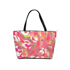 Pink Smoothie  Shoulder Handbags by Valentinaart