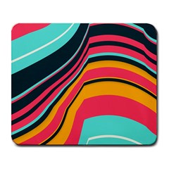Bent Waves                                                                                                        			large Mousepad by LalyLauraFLM