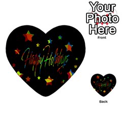 Happy Holidays Multi-purpose Cards (heart) 