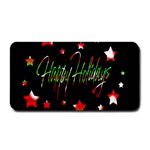 Happy Holidays 2  Medium Bar Mats 16 x8.5  Bar Mat