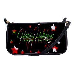Happy Holidays 2  Shoulder Clutch Bags by Valentinaart