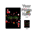 Happy Holidays 2  Playing Cards 54 (Mini)  Front - Heart4