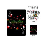 Happy Holidays 2  Playing Cards 54 (Mini)  Front - Club8