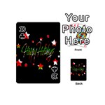 Happy Holidays 2  Playing Cards 54 (Mini)  Front - Club10