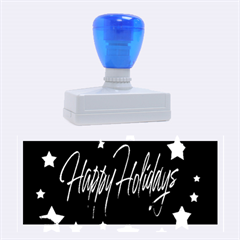 Happy Holidays 2  Rubber Stamps (large) by Valentinaart