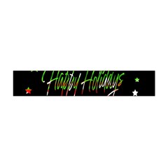 Happy Holidays 2  Flano Scarf (mini) by Valentinaart