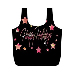 Happy Holidays 3 Full Print Recycle Bags (m)  by Valentinaart