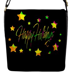 Happy Holidays 4 Flap Messenger Bag (s) by Valentinaart