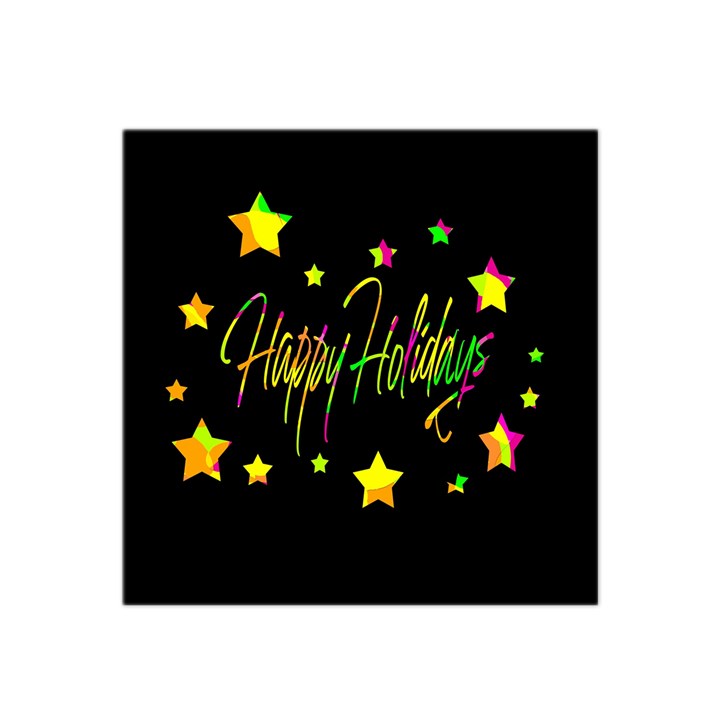 Happy Holidays 4 Satin Bandana Scarf