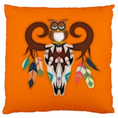 The Owl Designed For Kid s  Large Cushion Case (one Side)