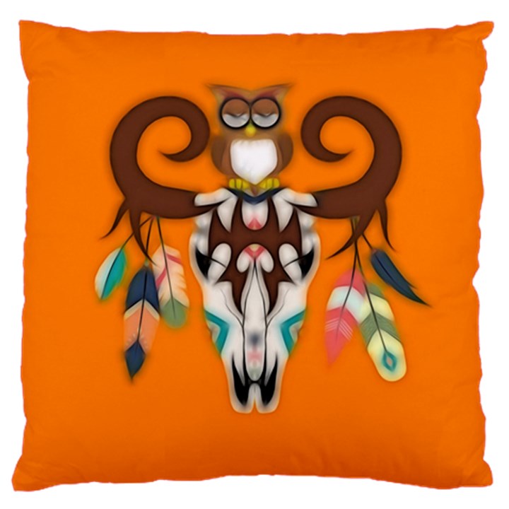 The Owl Designed For Kid s  Large Cushion Case (One Side)