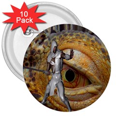 Dragon Slayer 3  Buttons (10 Pack)  by icarusismartdesigns