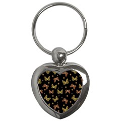 Insects Motif Pattern Key Chains (heart)  by dflcprints