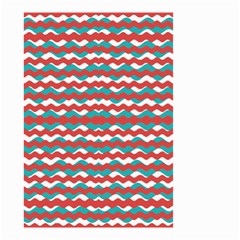 Geometric Waves Small Garden Flag (two Sides) by dflcprints