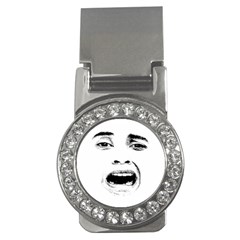 Scared Woman Expression Money Clips (cz)  by dflcprints