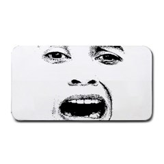 Scared Woman Expression Medium Bar Mats by dflcprints