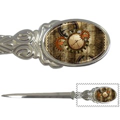 Wonderful Steampunk Design With Clocks And Gears Letter Openers by FantasyWorld7