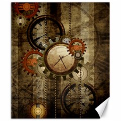 Wonderful Steampunk Design With Clocks And Gears Canvas 20  X 24   by FantasyWorld7