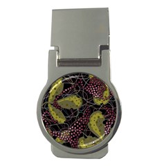 Abstract garden Money Clips (Round) 