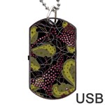 Abstract garden Dog Tag USB Flash (Two Sides)  Front