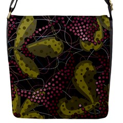 Abstract garden Flap Messenger Bag (S)