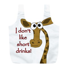 Giraffe joke Full Print Recycle Bags (L) 