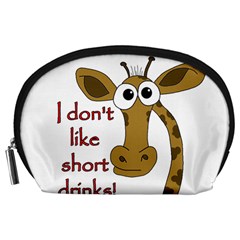 Giraffe joke Accessory Pouches (Large) 