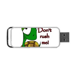 Turtle Joke Portable Usb Flash (one Side) by Valentinaart