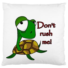 Turtle Joke Standard Flano Cushion Case (two Sides) by Valentinaart