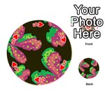 Colorful leafs Playing Cards 54 (Round)  Front - Heart5