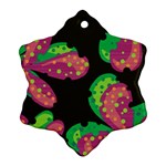 Colorful leafs Ornament (Snowflake)  Front