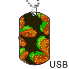 Autumn Leafs Dog Tag Usb Flash (two Sides)  by Valentinaart