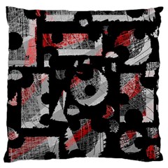 Red Shadows Standard Flano Cushion Case (two Sides) by Valentinaart
