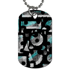 Blue Shadows  Dog Tag (two Sides) by Valentinaart