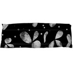 Black and white floral abstraction Body Pillow Case Dakimakura (Two Sides) Front