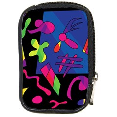 Colorful Shapes Compact Camera Cases by Valentinaart