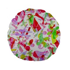 Summer Standard 15  Premium Round Cushions by Valentinaart