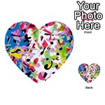 Colorful pother Multi-purpose Cards (Heart)  Back 49